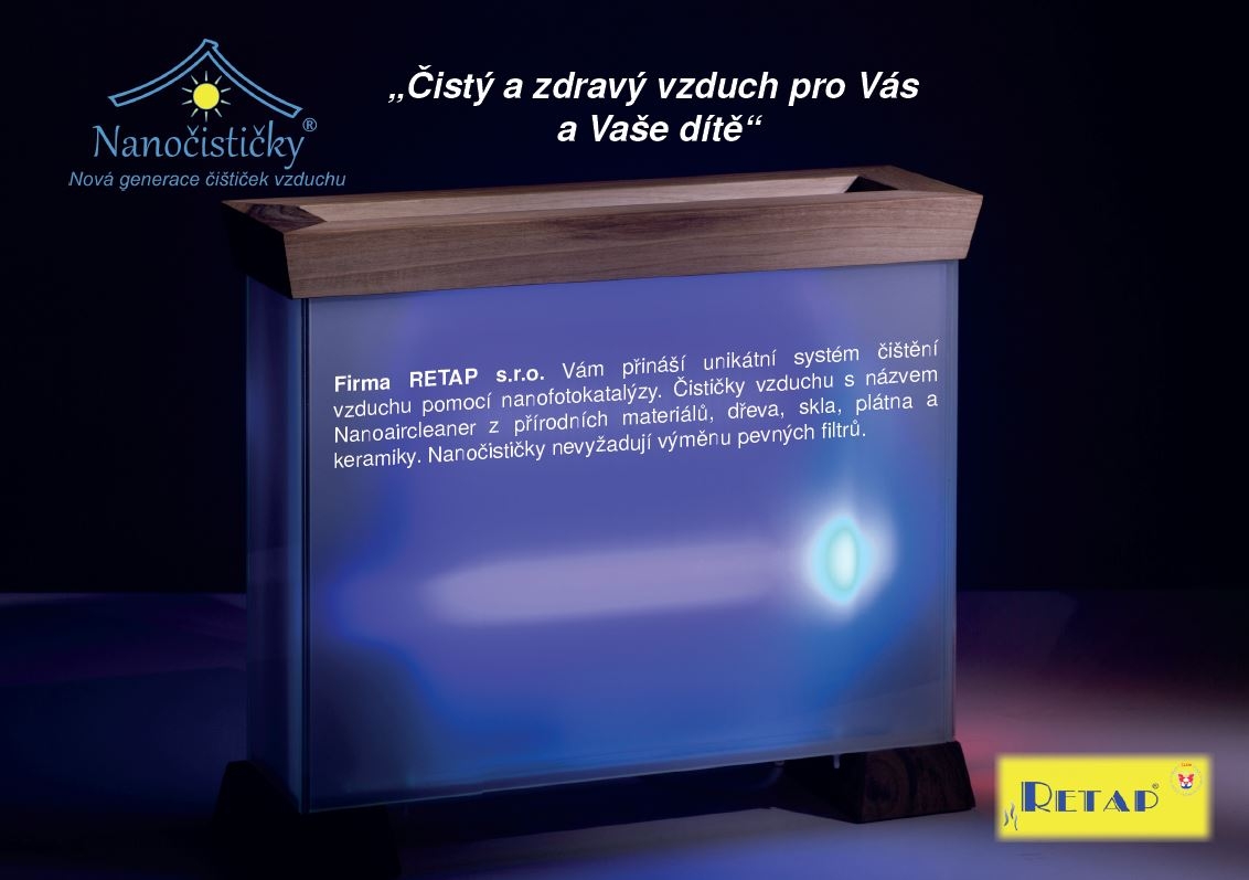 Nanoaircleaner výrobce nanočističek vzduchu